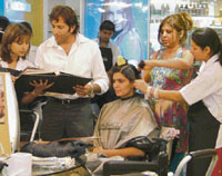 “Hair festival” organised by Grace Institute in Ludhiana on Saturday.