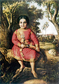 Dalip was installed the Maharaja of Punjab in 1843 when he was only five.