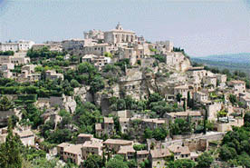 The tiered village of Gordes.