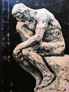 The Thinker by Auguste Rodin. 1880