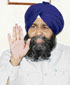 BSP general secretary Man Singh Manhera addresses mediapersons at Dharamsala on Tuesday.