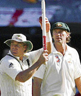 Shane Warne (left) and Glenn McGrath