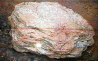 The meteorite that fell in the field of a farmer at Hotipur village (near Khanauri) in Sangrur district on Tuesday night.