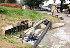 If you live near Chandigarh’s Sector 7 Motor Market, don’t venture out after it rains.