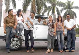 ADRENALINE RUSH: Priyanka & gangs adventure ride together.