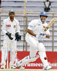Sri Lanka A opener Michael Vandort struck 117 in the second innings