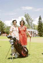 ON THE GREENS: Binny & Shilpi Bath Pradeep Tewari