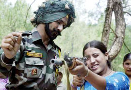 Twenty-seven women from the border village of Naushera have been given arms training by the Army. They will now be inducted into the defence committies of their respective villages.