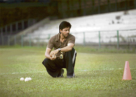 Shah Rukh Khans latest film, Chak de India, is being premiered at the festival
