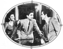 One of the glorious exceptions: Nargis, Raj Kapoor and Dilip Kumar in Andaz