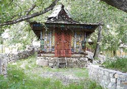 A Buddhist monastery at Chitkul