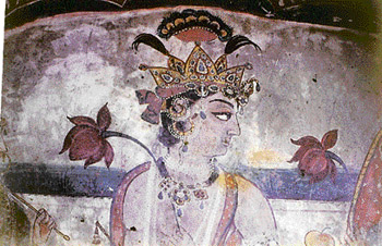 The wall paintings executed in a rectangular format are the best remains of 19th century art