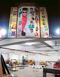 Vishal Mega Mart in Ludhiana uses its parking area in the basement as a store.
