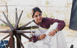 Shefali Shah as Kasturba in Gandhi My Father