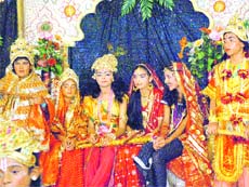 Special decorations, jhankis ( tableaus) kickstarted Janmashtmi celebrations in various city temples.
