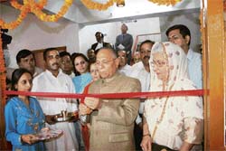 Governor V. S. Kokje inaugurates Kangra Small Painting Training School at the District Musuem, Dharamsala