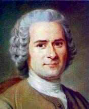 French thinker Jean Jacques Rousseau