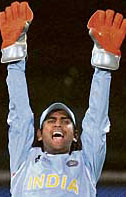 Team India captain Mahendra Singh Dhoni would look to upstage the Aussies led by his idol and fellow wicketkeeper Adam Gilchrist.