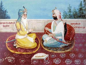 Maharaja Ranjit Singh and Guru Sadhu Singh