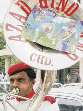 Music was in tune with the mood