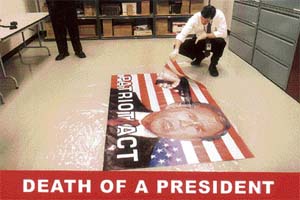 A still from Death of a President