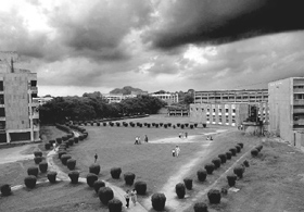 A panoramic view of Panjab University
