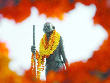 Rich tributes were paid to the Mahatma on his birth anniversary in Amritsar on Tuesday.