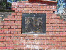 The plaque announcing the laying of foundation stone for a drinking water supply scheme at Nurpur in 2002 went missing on Sunday