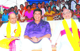 Union minister for labour and employment Oscar Fernandes in Jalandhar
