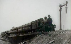 An Archival picture of the light electric train which was to run between Jammu and Srinagar 118 years ago