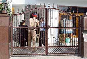 Income tax sleuths during an income tax raid on a house in Sector 9 of Panchkula