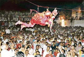 Crowd enjoys Ramlila in Bathinda
