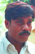 Anil Soni, a suspected associate of Dawood Ibrahim in the Delhi Police custody in the Capital on Tuesday.