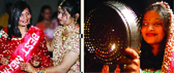 A contest was held on Karva Chauth in Bathinda