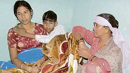 The shocked family of Roop Lal.