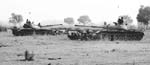 Army tanks deployed to de-mine fields at Gigrial village in the Chhamb sector along the LoC on Wednesday.
