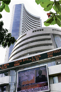 Hub of major activity: The Bombay Stock Exchange.