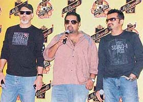 Music composers Ehsan, Shankar and Loy