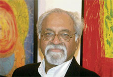 Violence is the text of writer-painter Rakesh Gupta’s artworks on display at the Government Museum Gallery, Sector 10, Chandigarh.