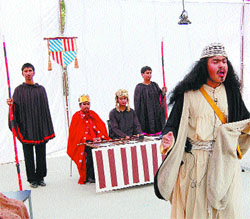 Mayor World students present a Shakespeare play in Jalandhar.