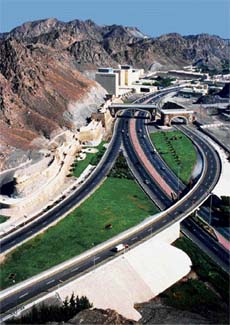Multiple highways link all major cities in Oman
