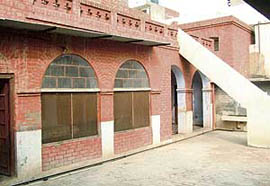 A view of a portion of Punjabi poet Dhani Ram Chatriks house in Amritsar, which has been disposed of.