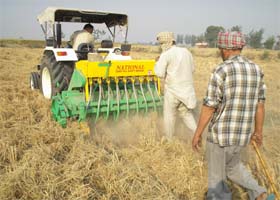 Happy Seeder at work in Jalandhar