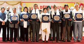 Delegates from Pakistan, USA and Russia at Malwa Central College for Women in Ludhiana