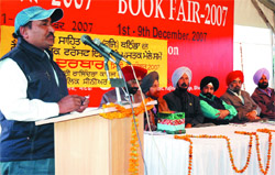 Kavi Darbar in progress at the Bathinda Book Fair at Government Rajindra College in Bathinda
