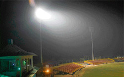 A view of Tau Devi Lal Stadium, Panchkula