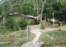 The residence of the victim at Jopoubari in Assam