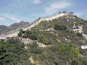 The Great Wall attracts 10 million visitors a year