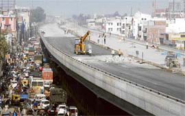 Work on the Panipat elevated highway is in full swing and travellers on NH-1 are expected to have jam-free motoring from February next year. 