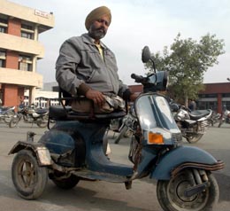 Mohan Singh may have lost his both legs to an accident, but not his spirit.